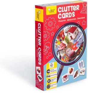 Clever Cubes Clutter Cards Educational Board Games