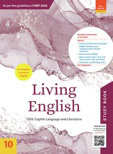 Living English 10 Study Book - 2022 (NEP 2020) | Main Course Book For Class 10 Living English | Ratna Sagar Living English Study Book For Class 10