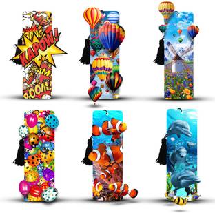 ULTRA 3D Lenticular Bookmark For Booklovers & Readers|Set Of 6 Bookmark Bookmark