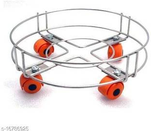 PEXMON Gas Cylinder Trolley Stand With Wheels Gas Cylinder Trolley