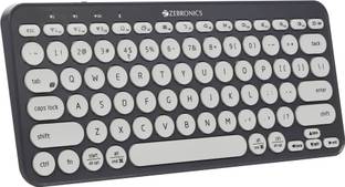 ZEBRONICS Zeb- K5000MW�(Space grey) Bluetooth Handheld Laptop Keyboard Compatible with Desktop, Laptop, Mac Easy to Use,Plug and Play,Quick, Comfy Durable body