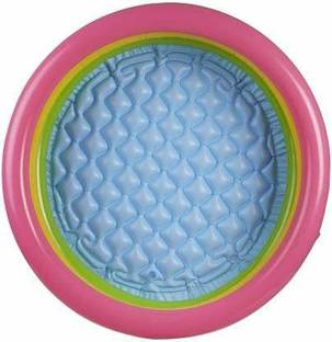 Kmc kidoz Portable inflatable 2 ft Multicolor ring bath tub Child tub