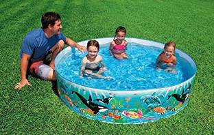 Kmc kidoz 3 ft Baby Bath Tub, Swimming Pool Kids Non-Air Without Air Home Garden Farmhouse