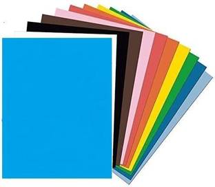 ओफिक्सो Colour Paper 100 Craft Paper For Art And Craft, Chart Paper Assorted Color Sheet नहीं A4 क्राफ्ट पेपर