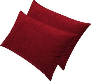 Dream Care Plain Cotton Filled Zipper Standard Size Pillow Protector