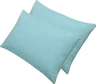 Dream Care Plain Cotton Filled Zipper Standard Size Pillow Protector