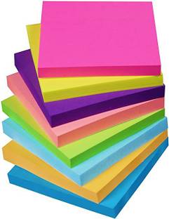 ZIARO Super Sticky Note 3 X 3-Inches,Pack of 5 Pads, Multi Color 400 Sheets Sticky Note, 5 Colors