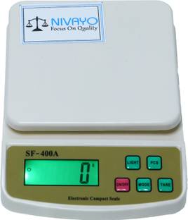 NIVAYO 10 KG DIGITAL KITCHEN WEIGHT MACHINE WITH POWER ADAPTOR Weighing Scale