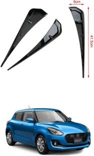 PROEDITION Side Fender Trim, Pair Universal Side Fender Vent Cover PU Rubber Glossy 172 Matte Maruti Swift Side Garnish