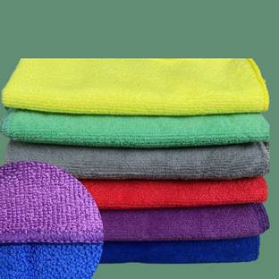 ShopiMoz Multi -Purpose Microfiber Cleaning Cloth for Kitchen (pack of 6) Wet and Dry Microfiber Cleaning Cloth