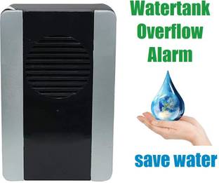 AIMERS Automatic Water Tank Overflow Alarm Bell with Multi Voice- Hindi and English Wired Door Chime