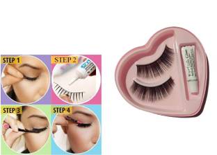 NADJA Best Quality Eyelashes With Glue for Pretty Eye Makeup