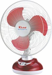Rico Rechargeable with 12 Months Warranty 360 mm Table Fan