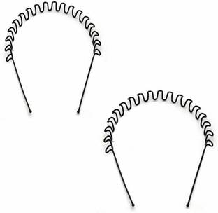 ShilpoKuthi Style Zig Zag Wavy Hair Band For Men Hair Accessories Head Band For Men & Women Hair Band