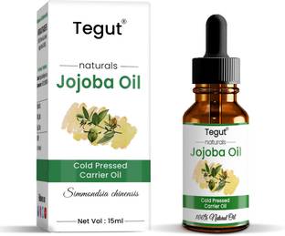 Tegut Jojoba Oil, Cold Pressed & Certified Organic, (for Hair, Skin & Face Care) (15 ml) (Pack of 1) Hair Oil