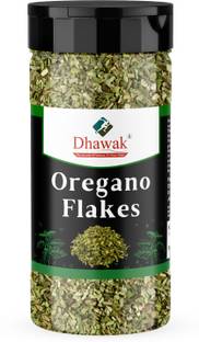 Dhawak Dried Oregano Flakes |Oregano Leaves [Jar Pack]