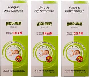 UNIQUE PROFESSIONAL MOSQ-AWAY MOSQUITO REPELLENT CREAM 50 GR PACK OF 3
