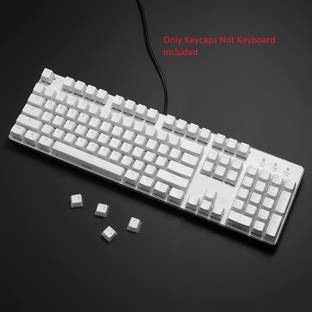 Etzin PBT 108 Pudding Keycaps Set TKL/104/108-Keys Mechanical Keyboard, with Keycaps Wireless Standard Gaming Keyboard Compatible with Desktop, Laptop, Mac Easy to Use,Plug and Play,Quick, Comfy Durable body
