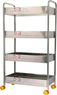marutimetals Stainless Steel Kitchen Trolley