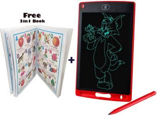 ARVANA LCD Writing Pad Graphic Drawing Tablet Slate Learning toy Board+Reading book