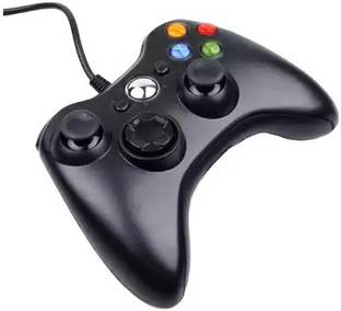 Genesys Xbox 360 wired Controller for PC / XBOX 360 (Black, For Xbox 360, PC)  Motion Controller