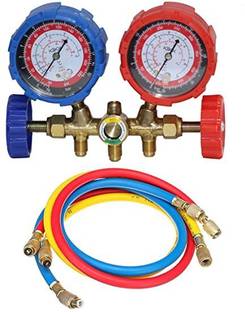 TOOLBUX Double manifold set pressure gauges Refrigerator Multi Vise Tool