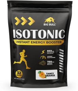 Big Bull Isotonic Instant Energy Booster Drink Formula with Anabolic Stack (32 Servings) BCAA