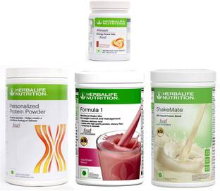 Herbalife Nutrition FORMULA1 SHAKE ROSEKHEER+PROTIEN POWDER 400g +AFRESH CINNAMON+ SHAKEMATE VANILLA Protein Shake