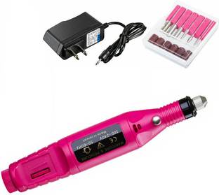 uptodateprouducts Electric Nail Drill Machine Kit Electric Nail Drill File Kit Manicure Pedicure Rotary Tool