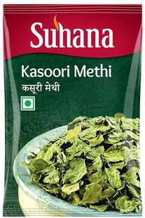 SUHANA Kasoori Methi/Fenugreek Dry Leaves /100G Pouch - Pack of 4