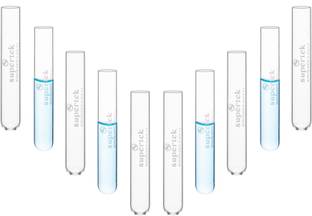 Supertek 10 ml Plain Borosilicate Glass Test Tube