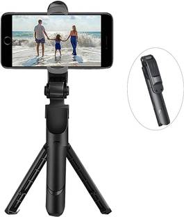 Mobtude Bluetooth Extendable Selfie Stick with Wireless Remote and Tripod Stand Tripod