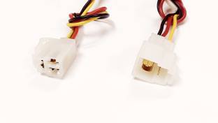 Creative Tech (1 Pair) Male Female Connector Socket 3 Pin Electric Jointer Cable 3 Pin 2.8 mm Connector Wire Connector