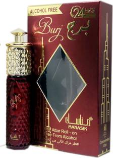 Manasik BURJ Alcohol - Free Concentrated Attar Roll On 6ml . Floral Attar
