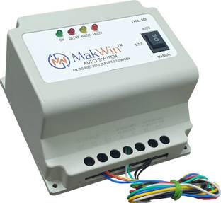 MakWin Three Phase DOL Auto Switch for Submersible Pump Indoor Plug-In Electronic Timer Switch