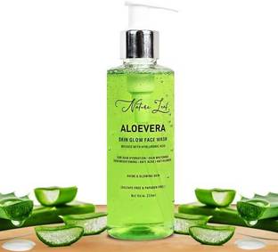 nature leaf Pure Aloe Vera  for Pimples , Dry & Oily Skin ,Hydrating Face Wash