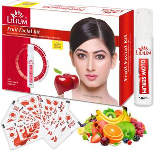 LILIUM Fruit Facial Kit for Skin Glow & Skin Protection