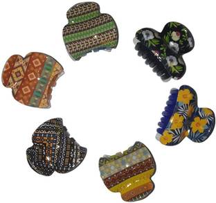 Myra Collection Premium Quality Hair Clutcher for Women & Girls (6 pieces) Hair Claw Hair Claw