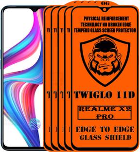 TWIGLO Edge To Edge Tempered Glass for Realme X2 Pro