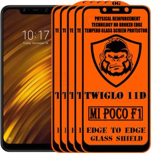 TWIGLO Edge To Edge Tempered Glass for POCO F1