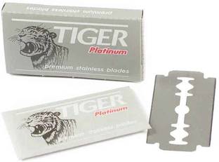 TIGER PLATINUM DOUBLE EDGED 10 BLADES