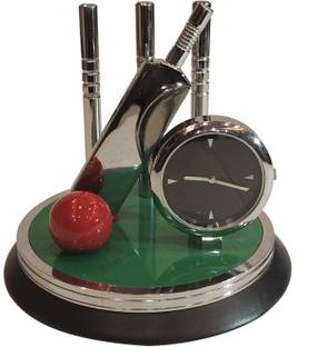 Saugat Traders Cricket Clock Decorative Showpiece  -  8.5 cm