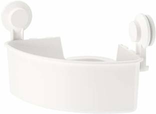 IKEA Corner shelf unit with suction cup, white