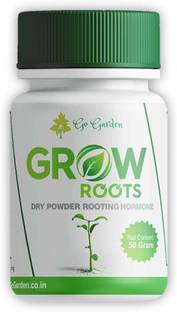 Go Garden Grow Roots Rooting Hormone for Plants Cuttings Improved Fastest Growth 50 Gram Potting Mixture
