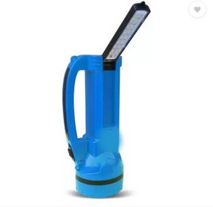AKR 50W Rechargeable LED Torch with Table Light Torch Emergency Light (Blue) Torch