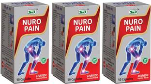 S B HERBO PHARMACEUTICAL Nuro Pain Capsules for Pain Relief