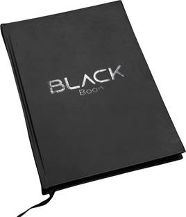 black boon Black Page Diary A5 Diary 162 Pages