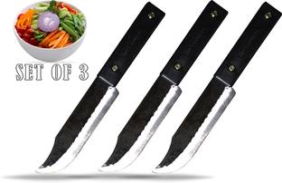 POLYGUARDS 3 Pc Iron Knife Premium Quality Chef’s Knife Sharp Edge - Large Size - Ready to Use