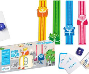 Chalk and Chuckles Long Legs Addition & Subtraction Maths Educational STEM Game Age 6-9 Years Old