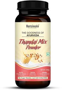 Bansiwala Ayurvedic Thandai Powder with Nuts, Seeds and Herbs, Energy & Nourishment Powder